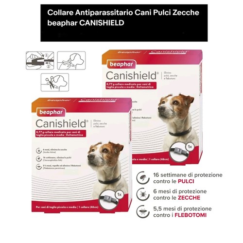 Collare antiparassitario cani - collare,