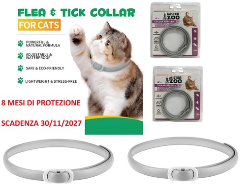 2pz collare gatti - collare, zecche