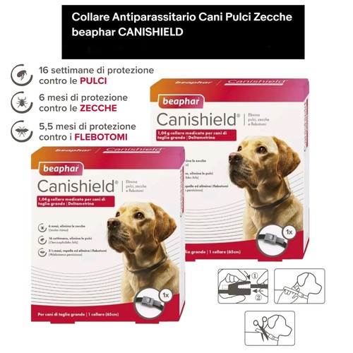 Collare antiparassitario cani - collare,