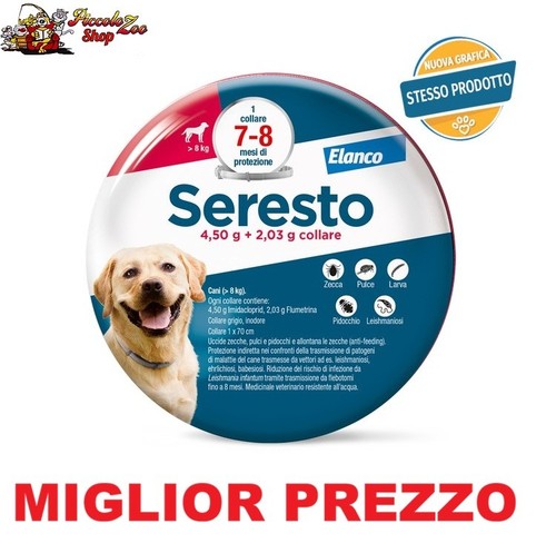 Seresto cane oltre - 8, kg