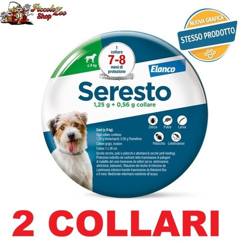 Seresto cane fino kg - 8,